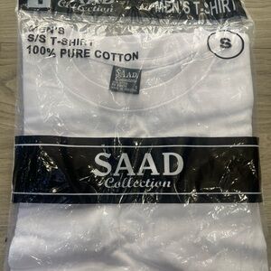 SD Collection Men's White T-Shirt Six pcs